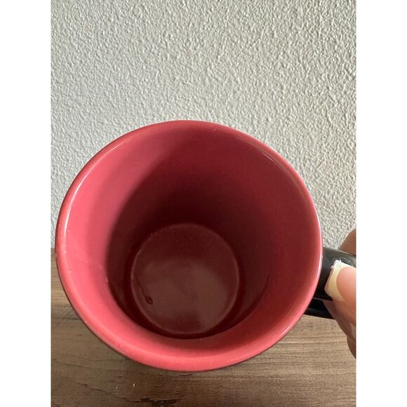 Disney Jerry Leigh Vintage Style Minnie Mouse Black/Pink Mug - Picture 3 of 7